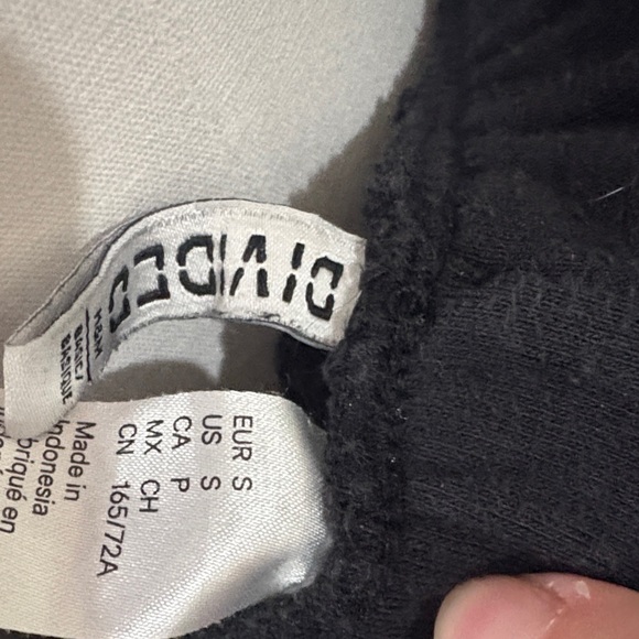 Divided Black Joggers for Men - Picture 2 of 2